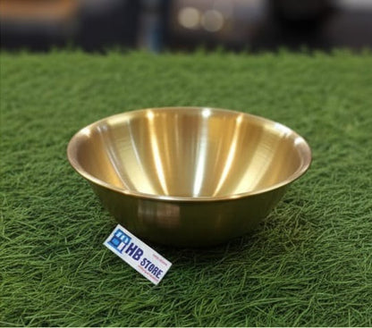 Artisan Hand-Brushed Brass Nesting Bowls