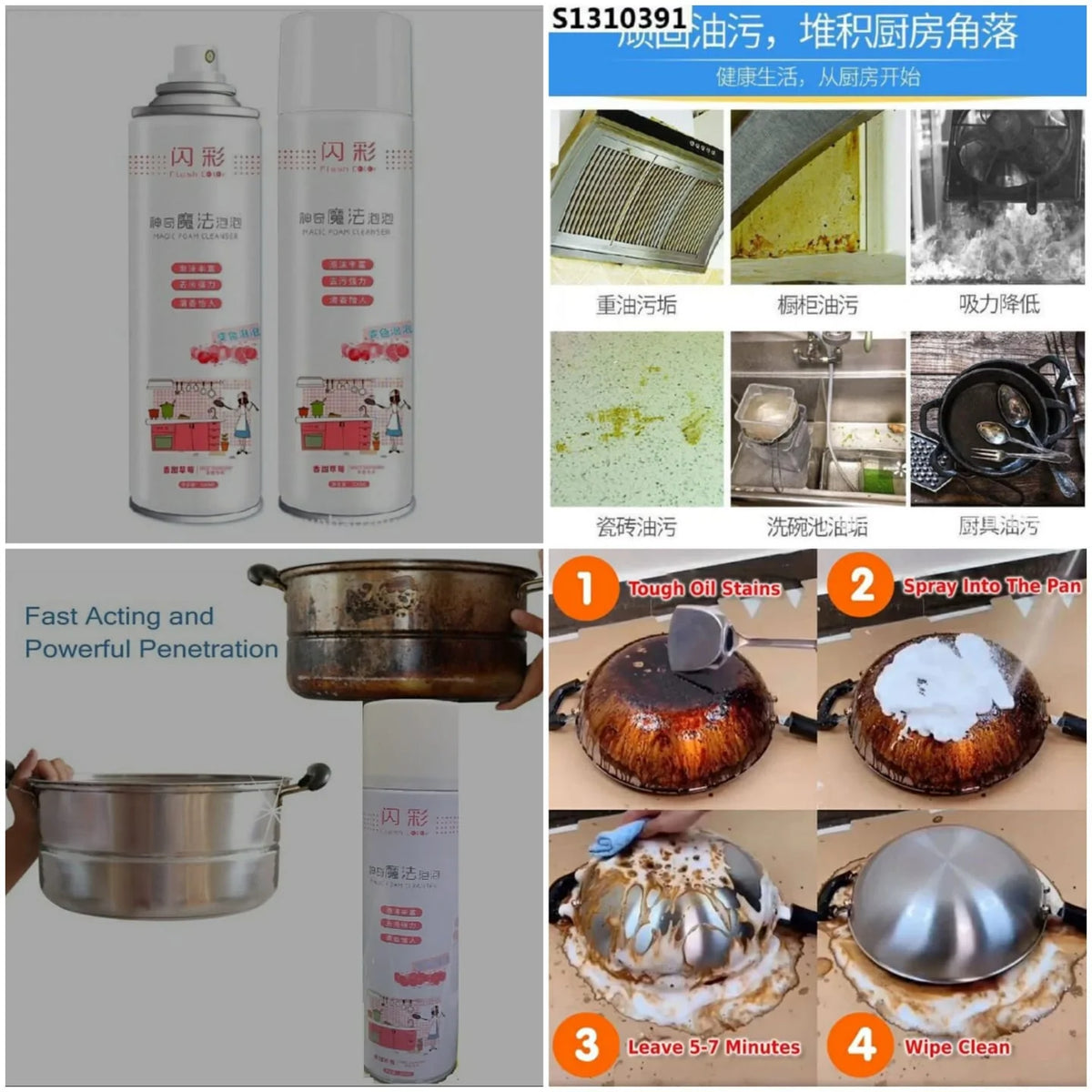 Spring Kitchen Spray Kitchen Cleaning Spray – HBStore