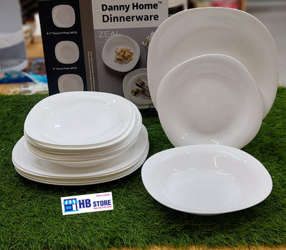 Danny Home™ 18 Pcs Opal Dinnerware Set
