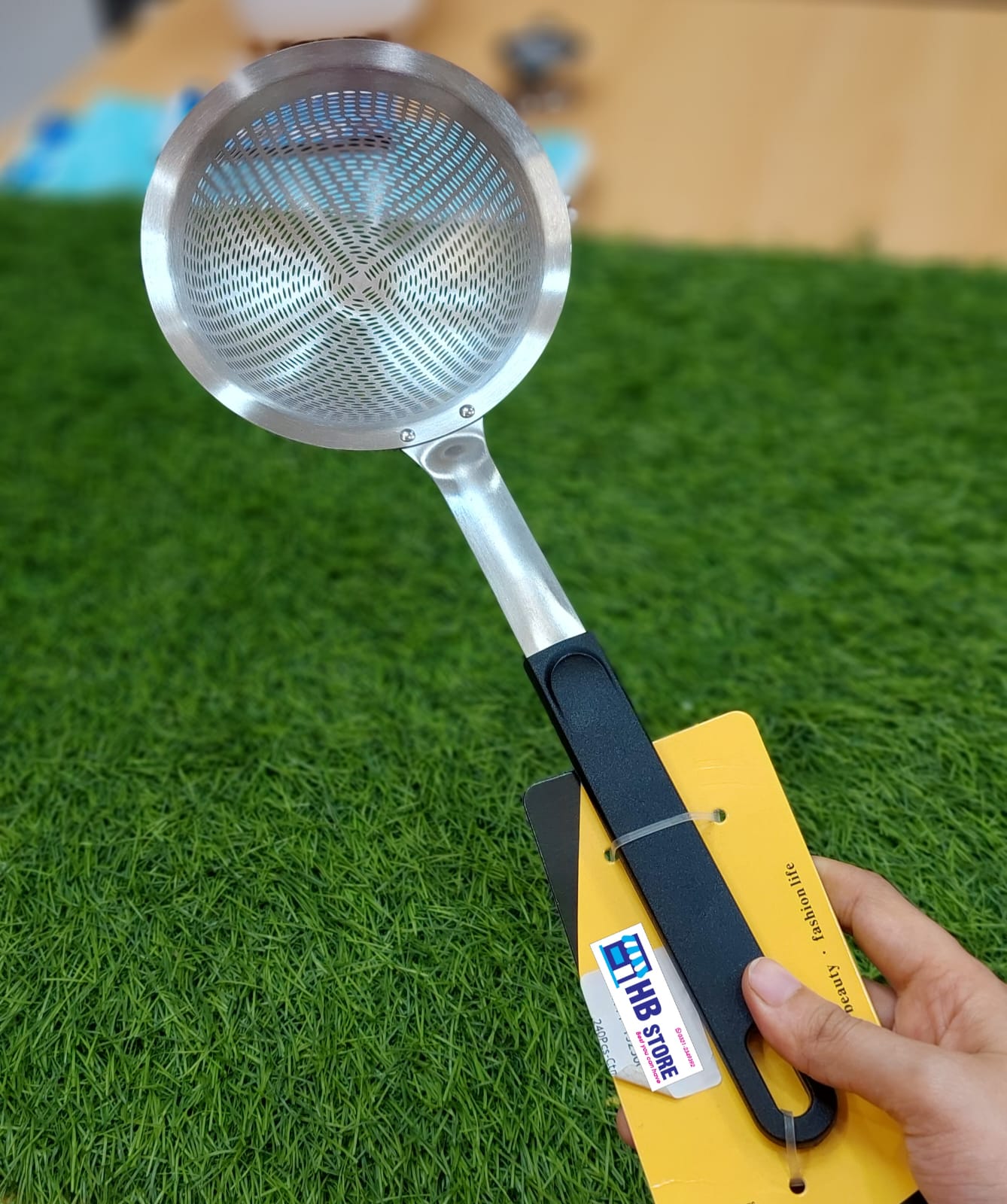 Heavy-Duty Stainless Steel Deep Skimmer/Strainer