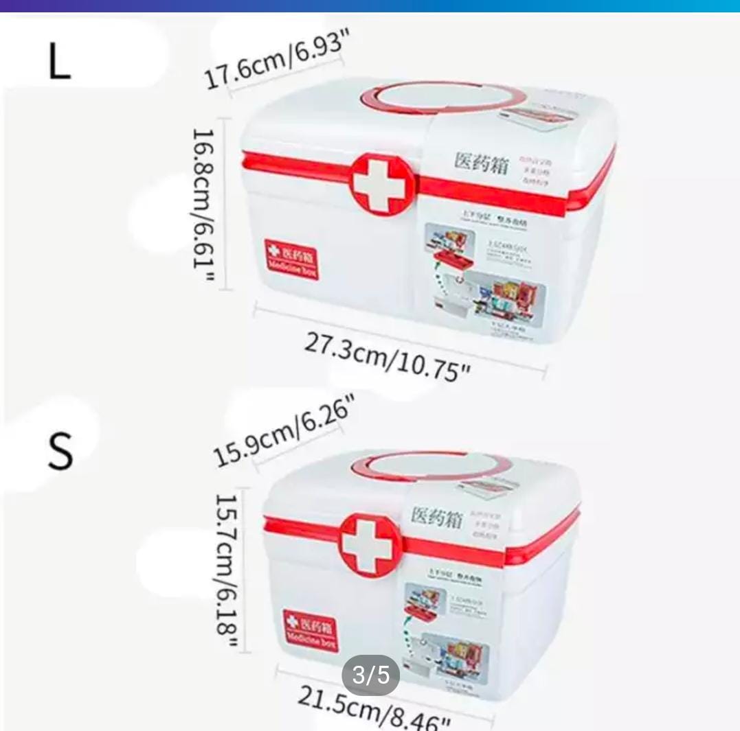 First Aid Emergency Medicine Box