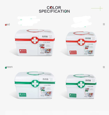 First Aid Emergency Medicine Box
