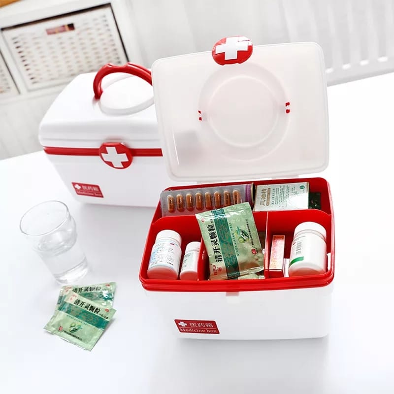 First Aid Emergency Medicine Box