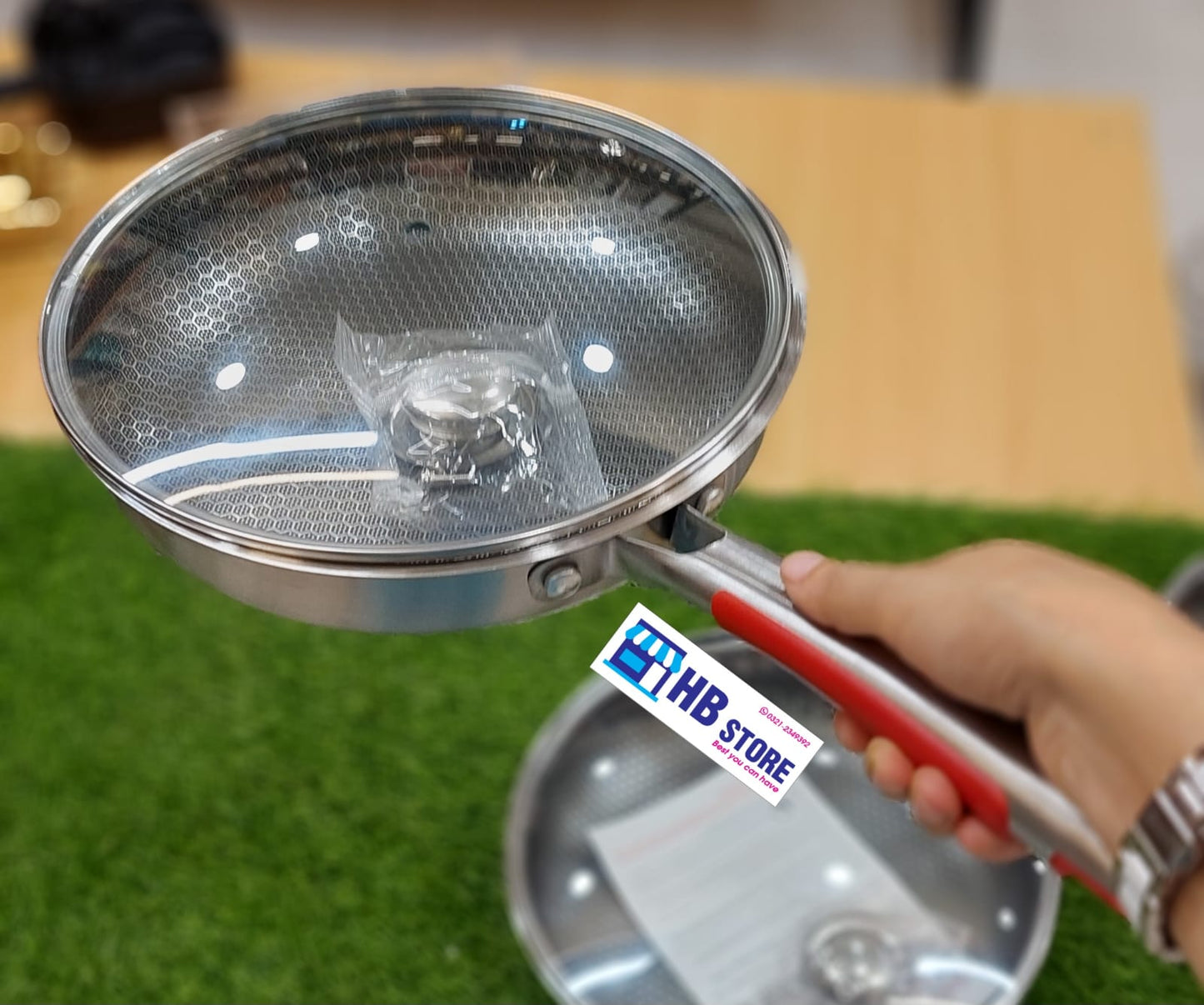 4-Piece Hybrid Nonstick Stainless Steel Fry Pan Set