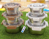 Airtight Stainless Steel Box Set