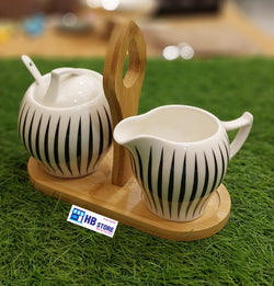 Stylish Porcelain Sugar Pot