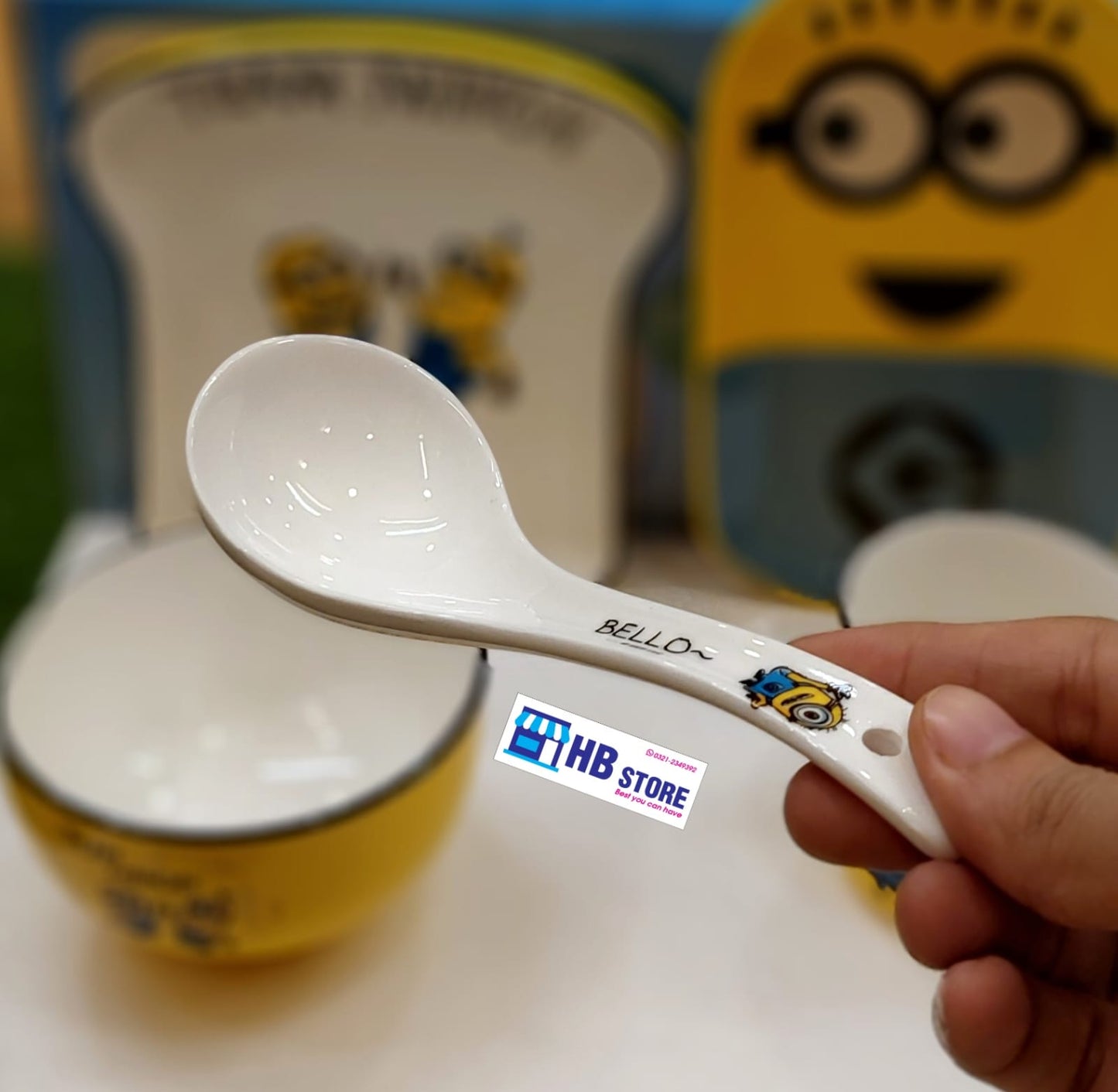 Official Minions "Team Minion" Ceramic Dinnerware Set