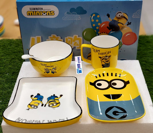 Official Minions "Team Minion" Ceramic Dinnerware Set