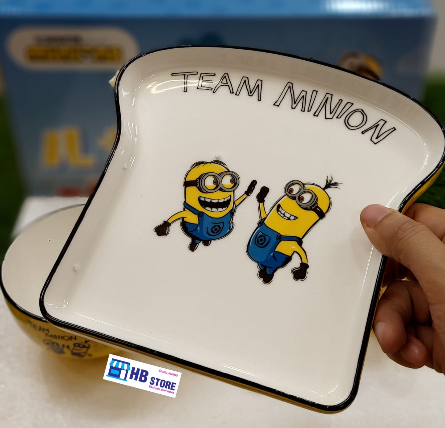 Official Minions "Team Minion" Ceramic Dinnerware Set