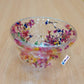 Double Wall Floral Bowl – Elegant & Insulated Design