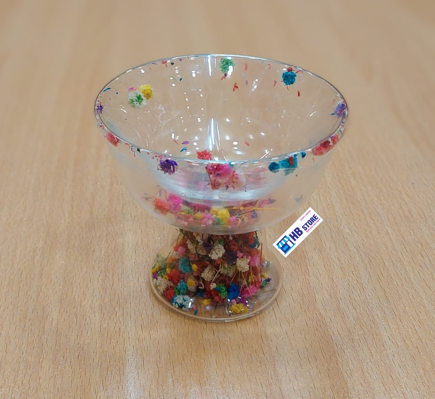 Charming Floral Double Wall Bowl for Ice Cream & Desserts