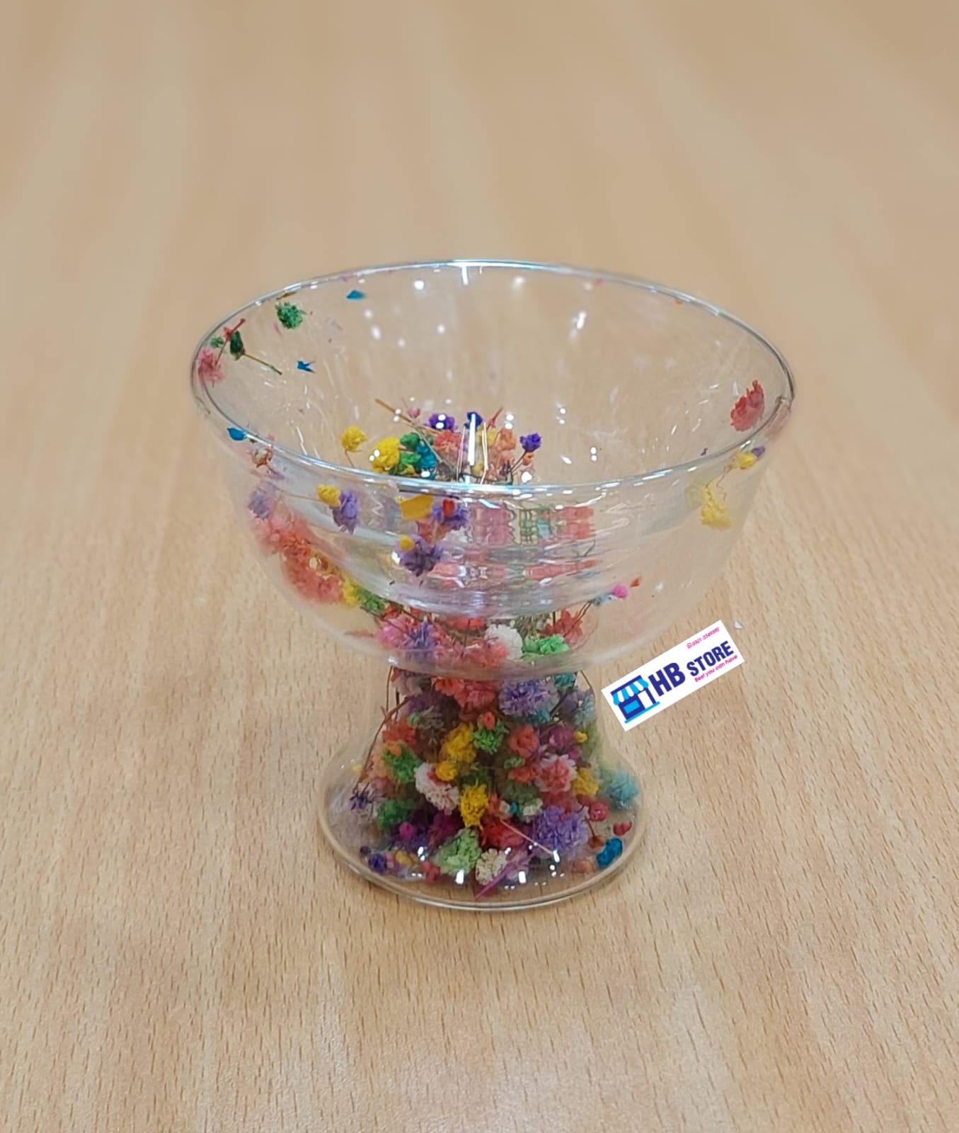 Charming Floral Double Wall Bowl for Ice Cream & Desserts