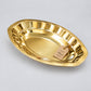 Elegant Gold Oval Serving Trays