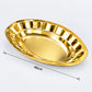 Elegant Gold Oval Serving Trays