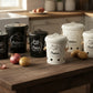 3-Piece Metal Potato Onion Garlic Storage Canister Set