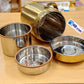 Luxury Gold-Tone Stainless Steel Tiffin Carrier
