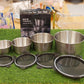 4-Piece Nesting Stainless Steel Bowl Set.