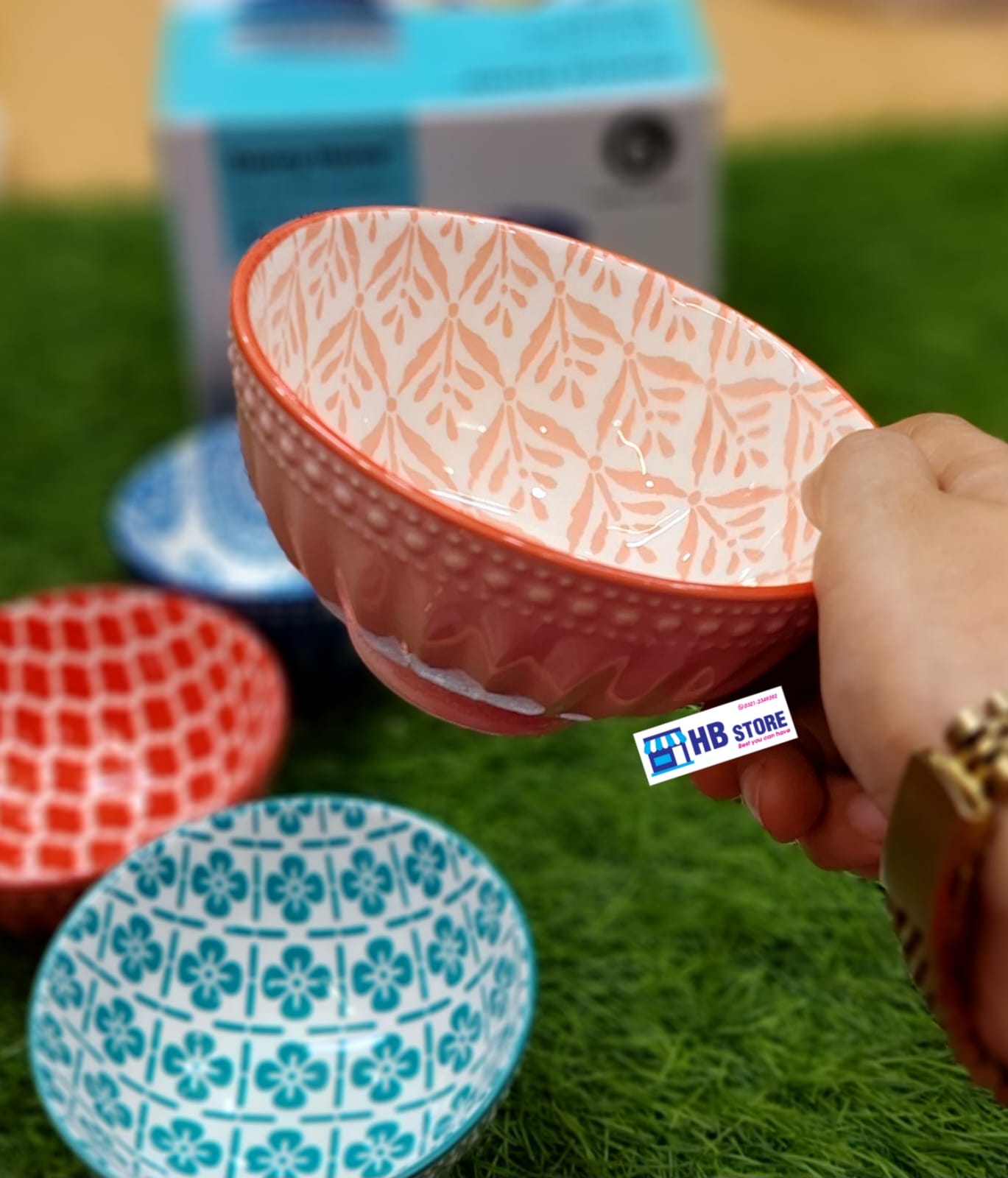 Danny Home Set of 10 Assorted Porcelain Bowls