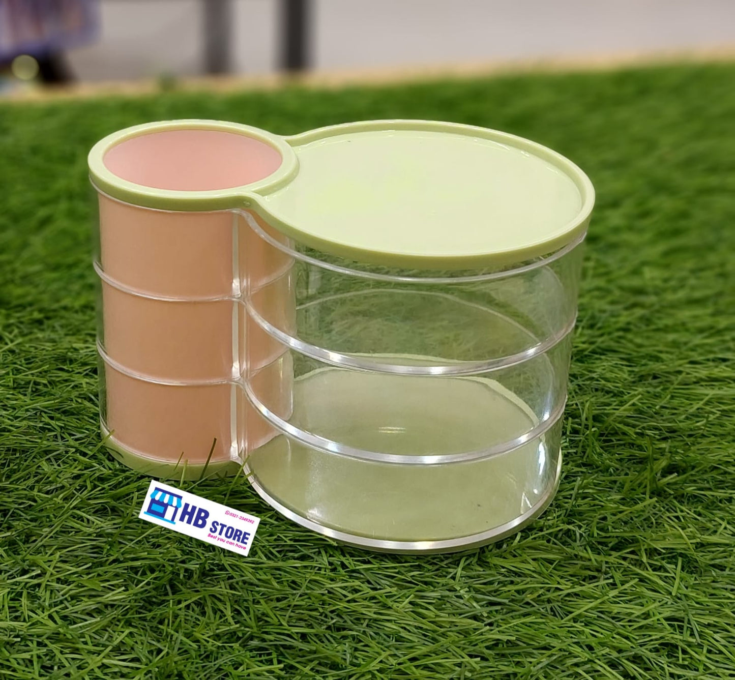 "Acrylic Multi-Layer Storage Organizer"