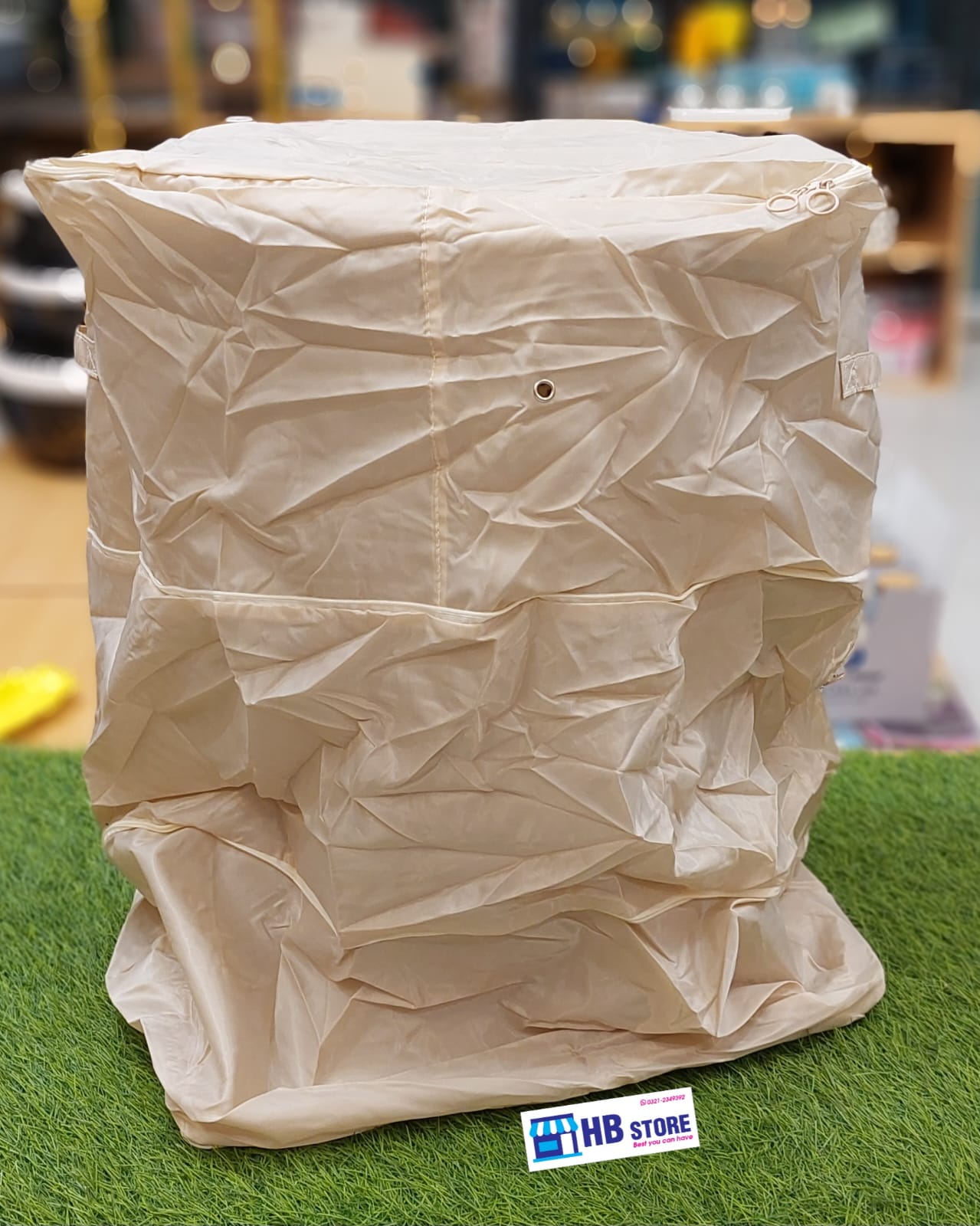 Extra Large Fabric Storage Bags with Zippers