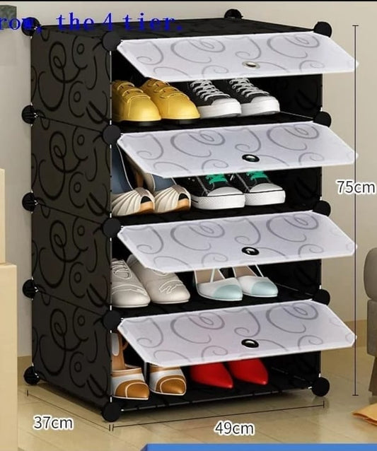 Pvc Fabric Shoes Rack