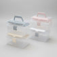 Limon Multi-Tier Clear Plastic Utility Organizer Box