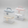 Limon Multi-Tier Clear Plastic Utility Organizer Box