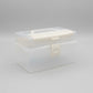 Limon Multi-Tier Clear Plastic Utility Organizer Box
