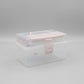 Limon Multi-Tier Clear Plastic Utility Organizer Box