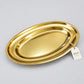 Elegant Gold Oval Serving Trays