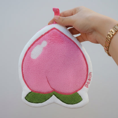 absorbent Hanging Cartoon Coral Fleece Hand Towels & Dishcloths.