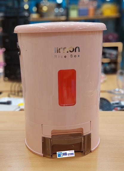 ORIGINAL LIMON FOOD RICE FLOUR STORAGE CANISTER BUCKET JAR WITH CUP