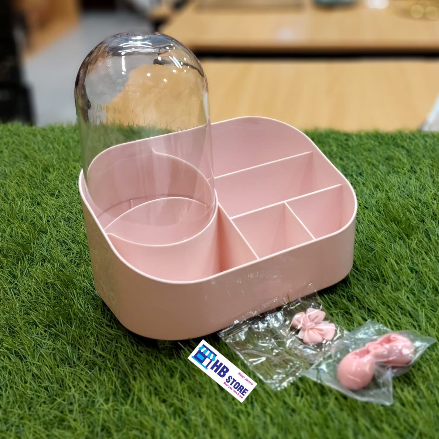 2 in 1 Brush Holder+Cosmetic Organizer