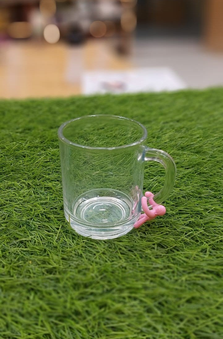 Funky Clear Glass Mug Set