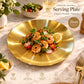 Royal Golden Thali Style Dining Plates