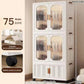 Multi-Tier Folding Kitchen Storage Cabinet