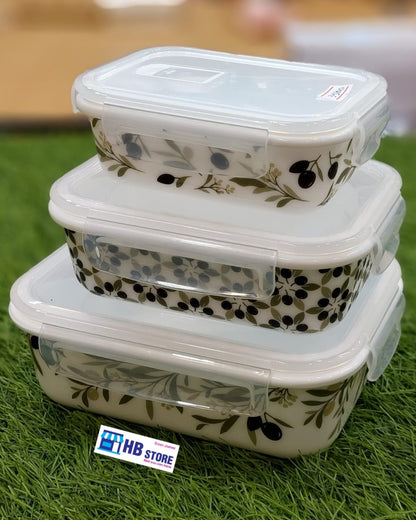 Versatile Printed Food Storage Set