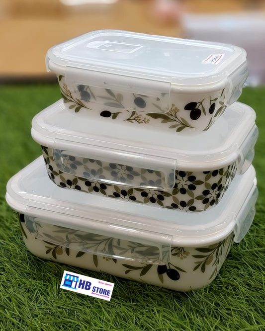 Versatile Printed Food Storage Set