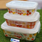 Versatile Printed Food Storage Set