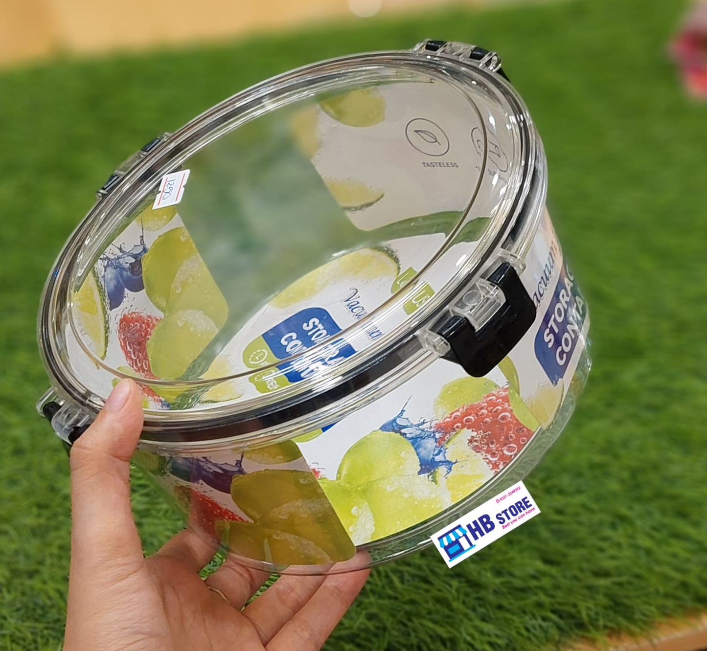 Round Airtight Vacuum Food Storage Containers