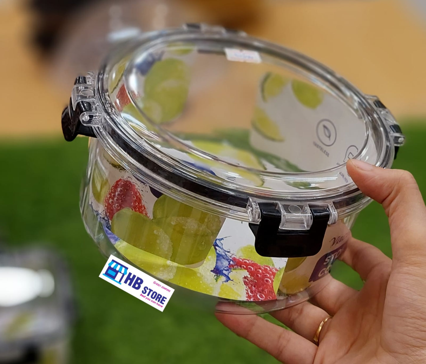 Round Airtight Vacuum Food Storage Containers