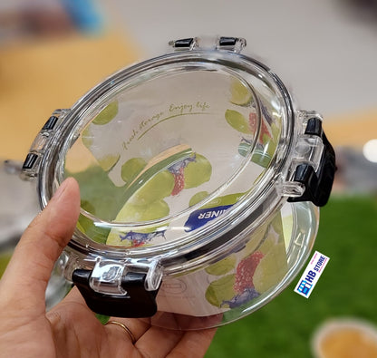 Round Airtight Vacuum Food Storage Containers