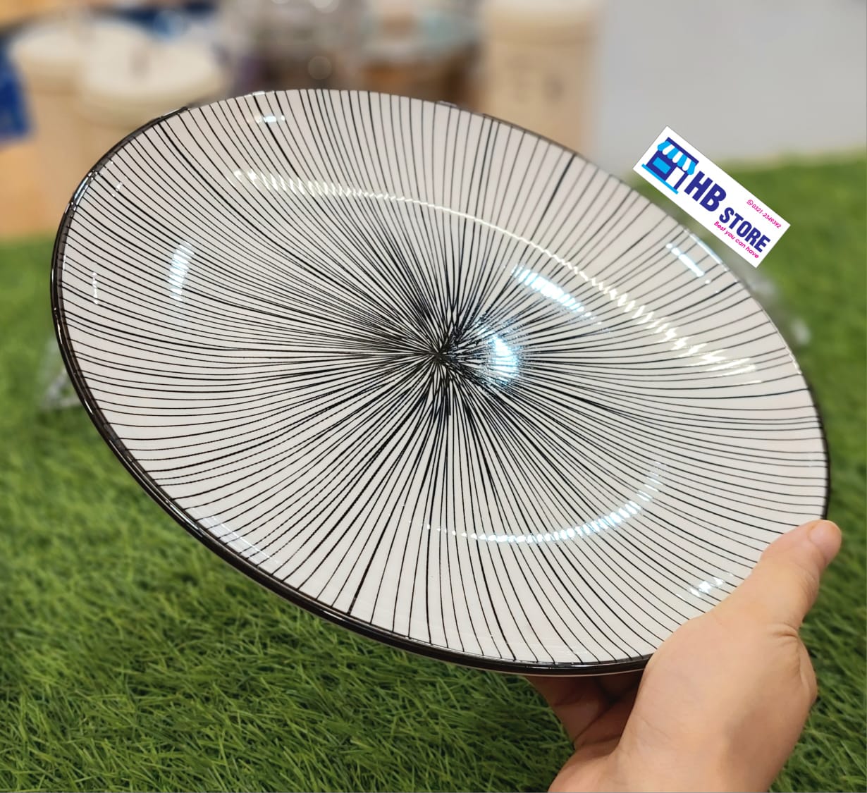 Danny Home Porcelain Black line  Plates