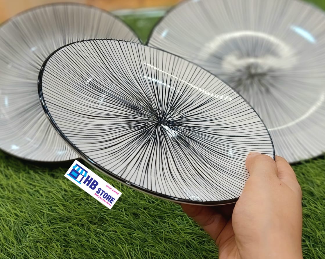 Danny Home Porcelain Black line  Plates