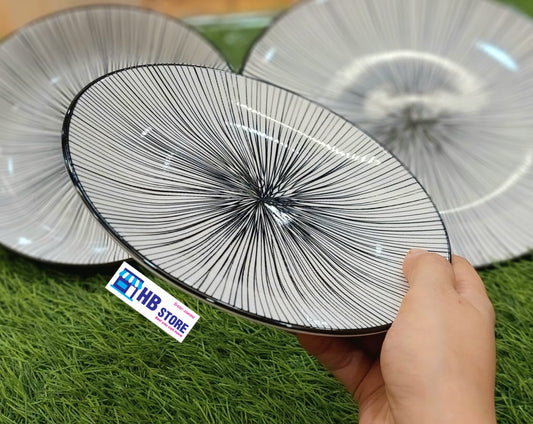 Danny Home Porcelain Black line  Plates