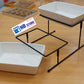 2-Tier Deep Rectangular Serving dish With Stand,
