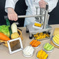 Heavy-Duty Stainless Steel Potato Chipper & French Fry Cutter