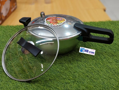 Chef Aluminum Karahi-Cooker Drip-Less Pressure Cookware