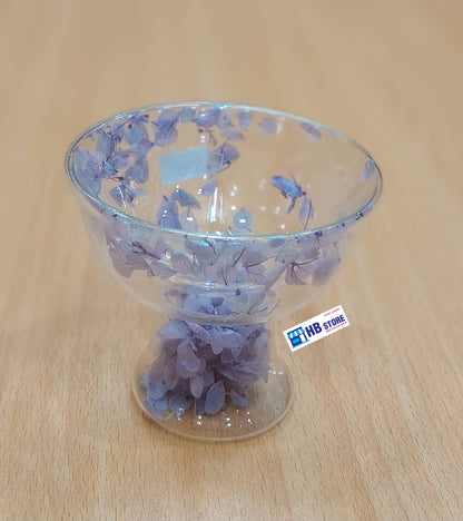 Charming Floral Double Wall Bowl for Ice Cream & Desserts