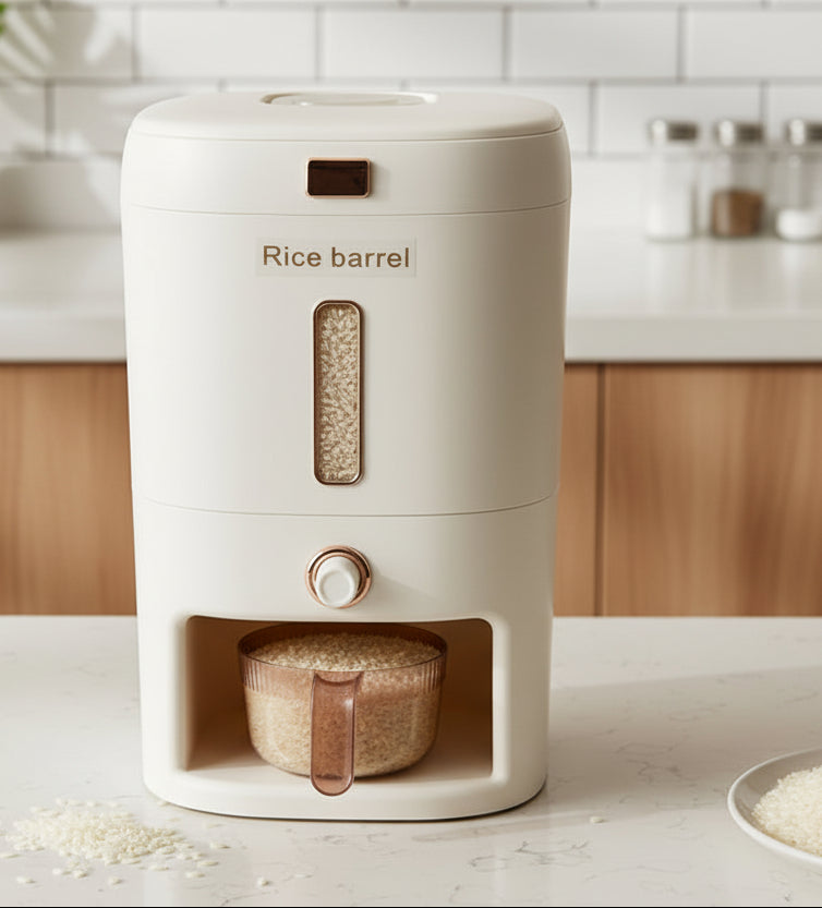 Modern 10kg Airtight Rice Dispenser